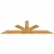 Ekena Millwork Saratoga Rough Sawn Timber Gable Bracket, Western Red Cedar, 96"W x 24"H x 6"D x 6"F, 6/12 Pitch GBW096X24X0606SAR00RWR - alternate 1